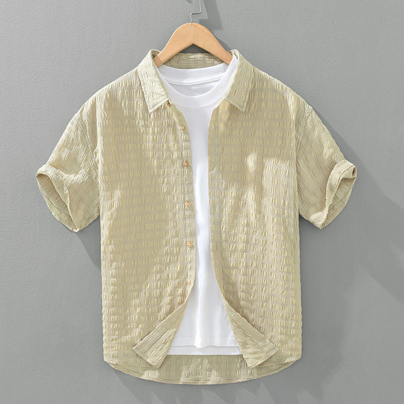 Camisa casual con textura