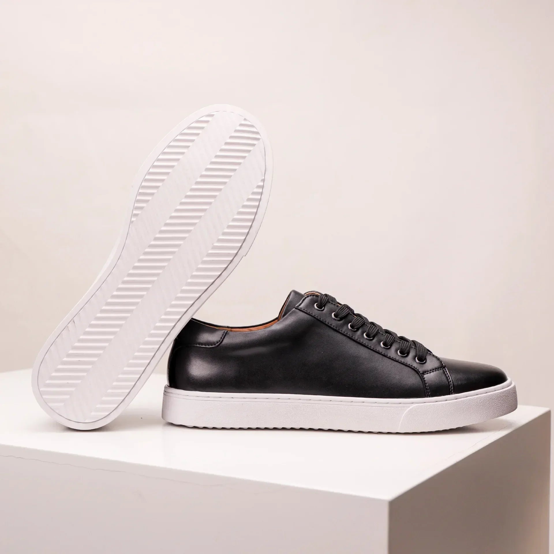 Zapatillas de piel auténtica