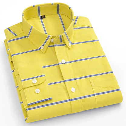 Givalli - Camisa Oxford de algodón