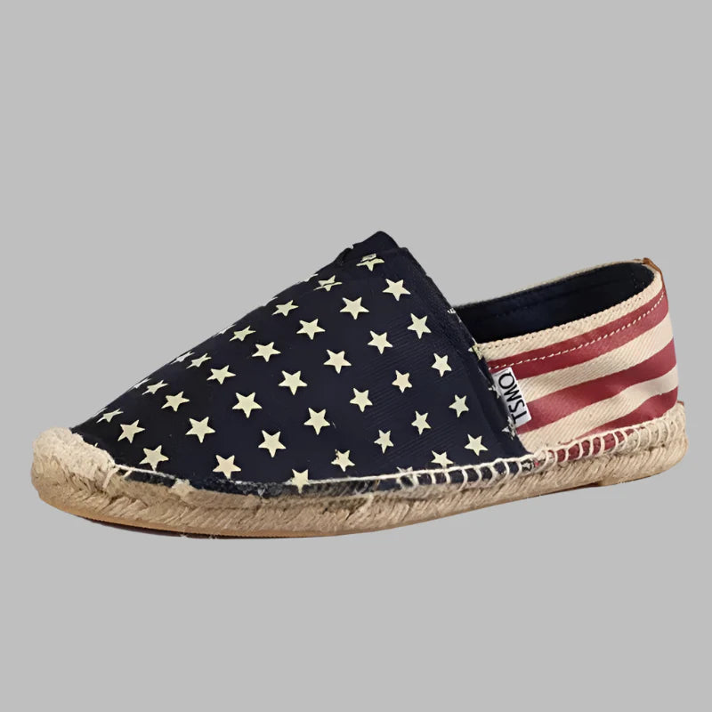 Elegantes alpargatas de lona