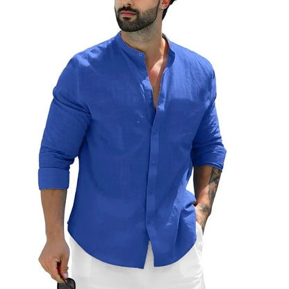Camisa casual de lino