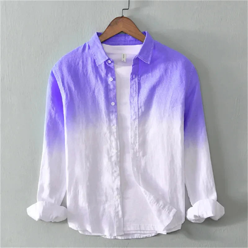 Elegante camisa de colores