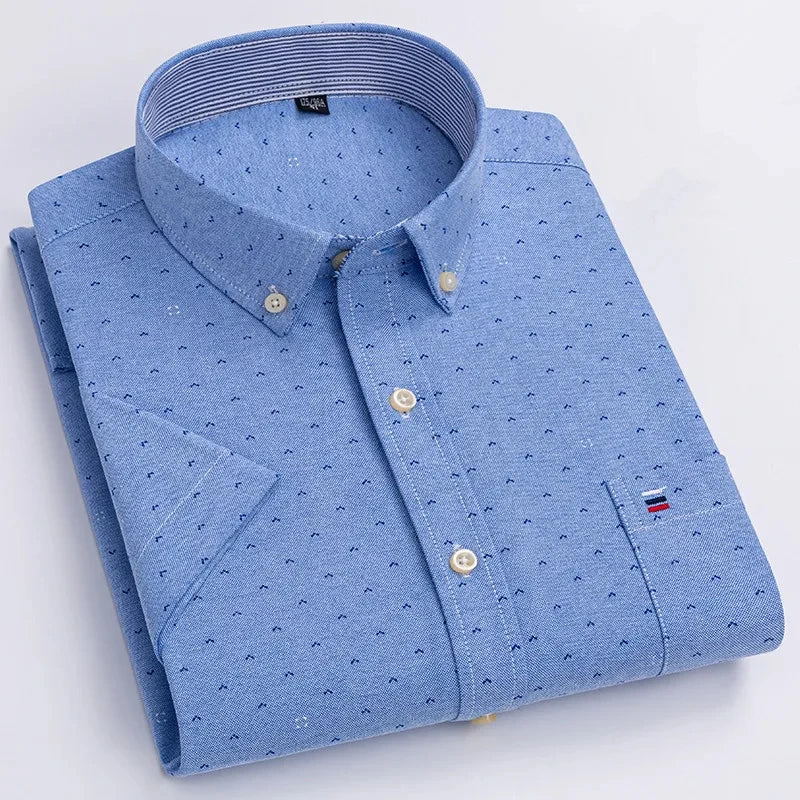 Givalli - Camisa elegante de algodón para hombre