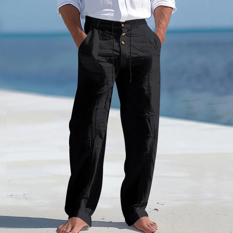 Pantalones de verano de lino