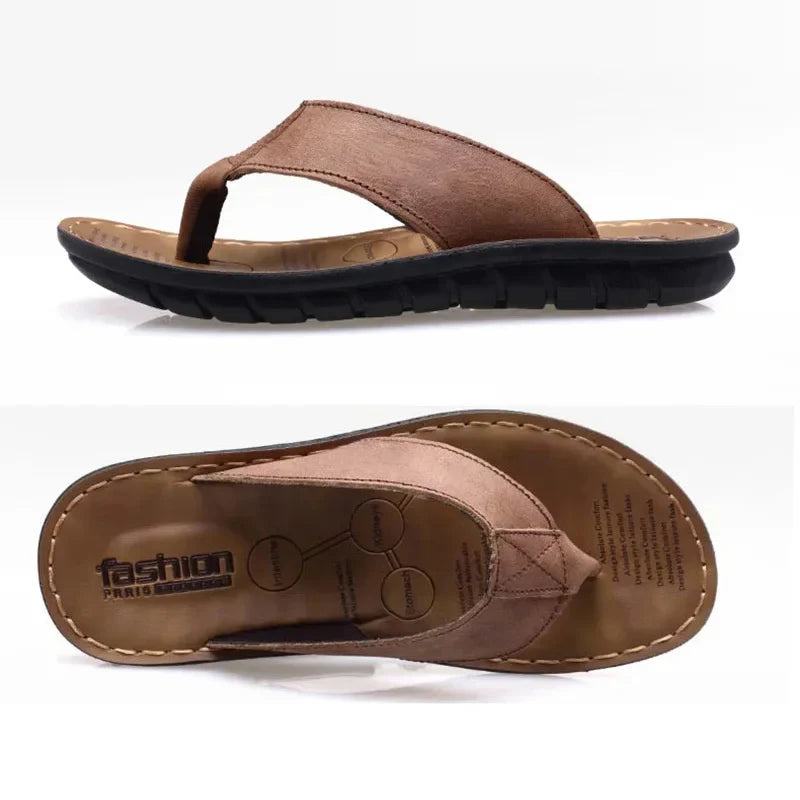 Sandalias de piel para hombre