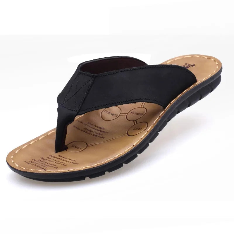 Sandalias de piel para hombre