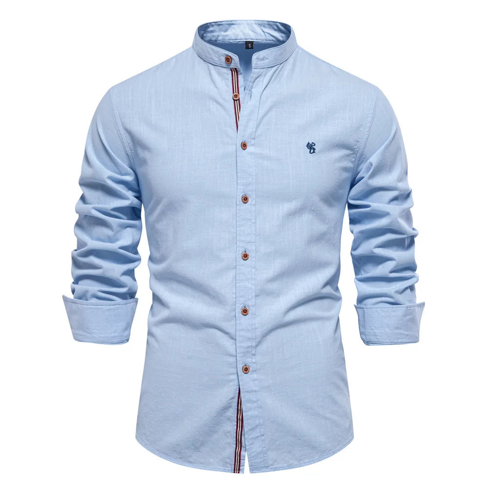 Elegante camisa de lino