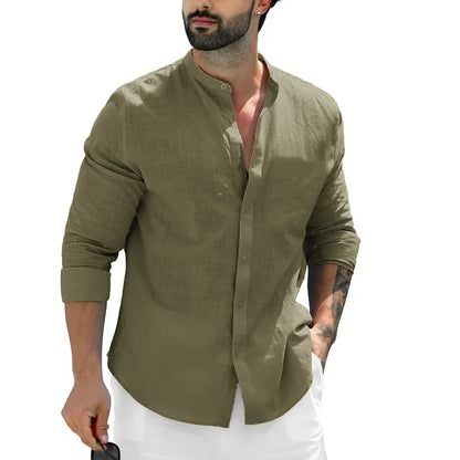 Camisa casual de lino