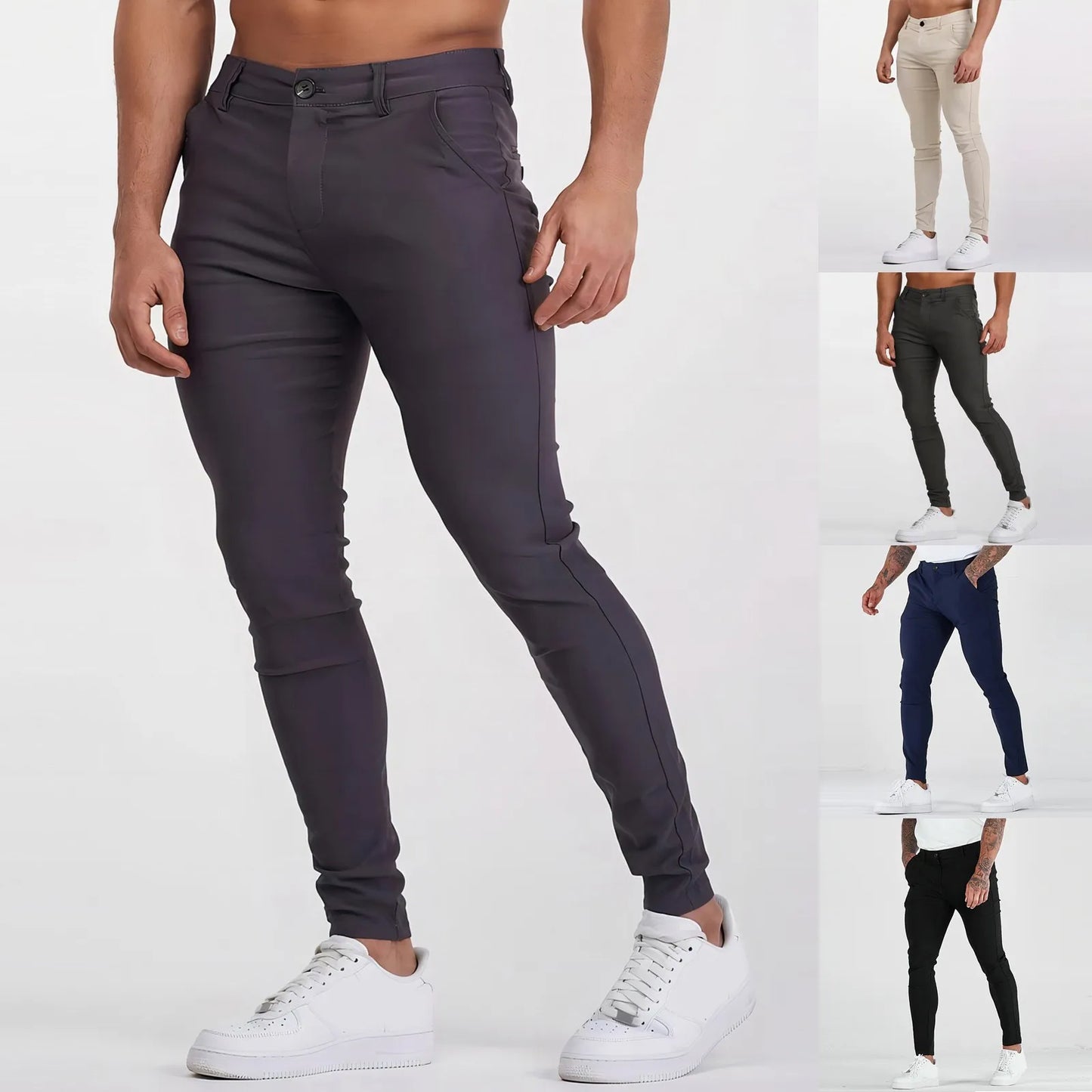 Pantalones elásticos premium