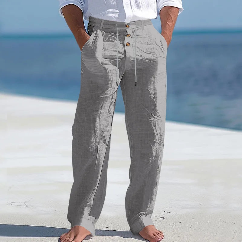 Pantalones de verano de lino