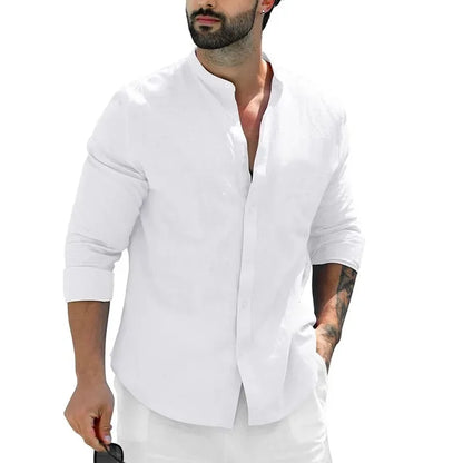 Camisa casual de lino