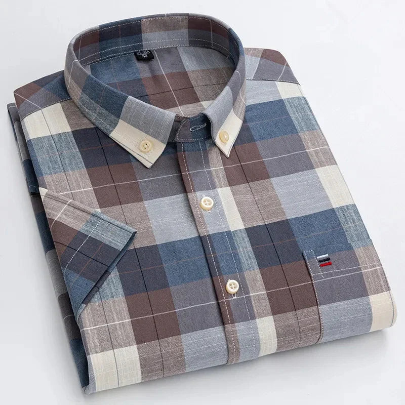 Givalli - Camisa elegante de algodón para hombre