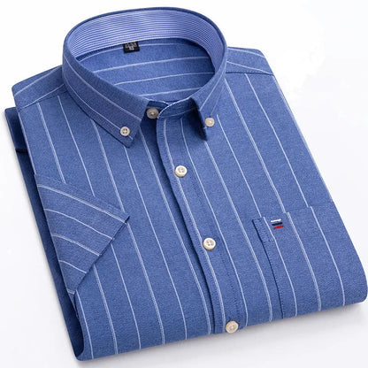 Givalli - Camisa elegante de algodón para hombre