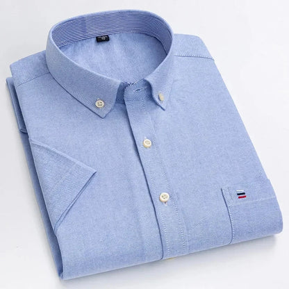 Givalli - Camisa elegante de algodón para hombre