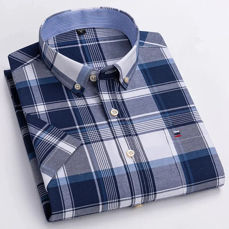 Givalli - Camisa elegante de algodón para hombre