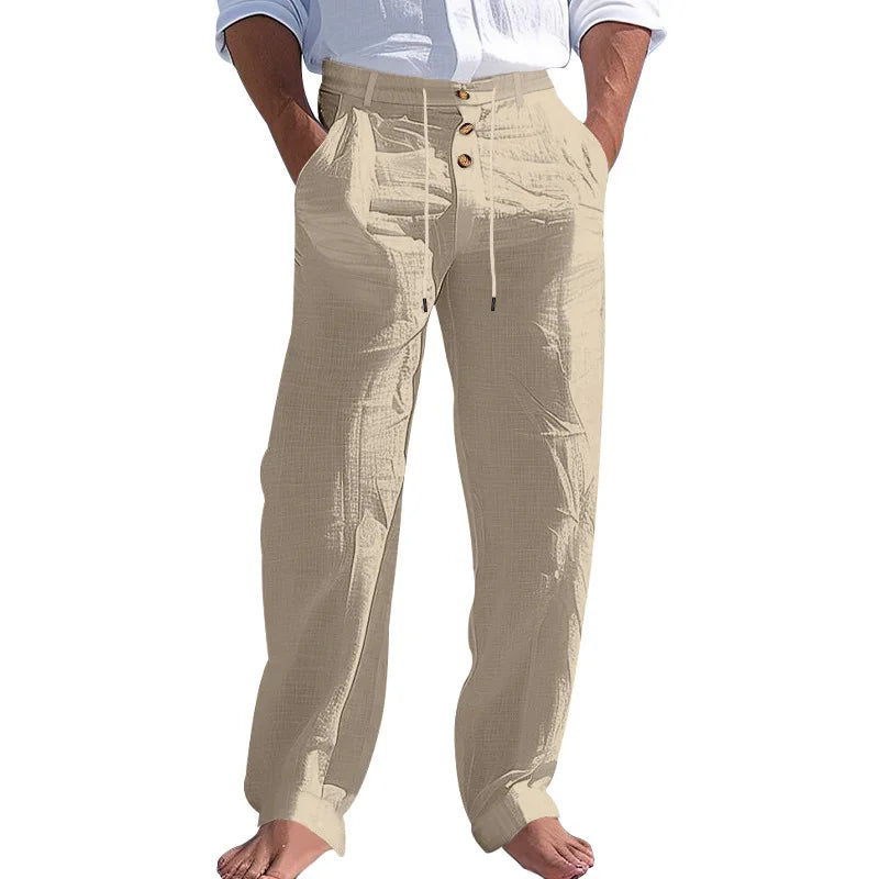 Pantalones de verano de lino
