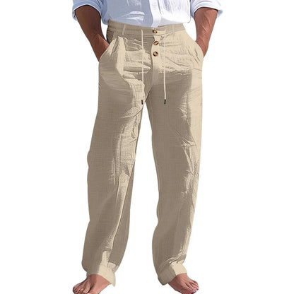 Pantalones de verano de lino