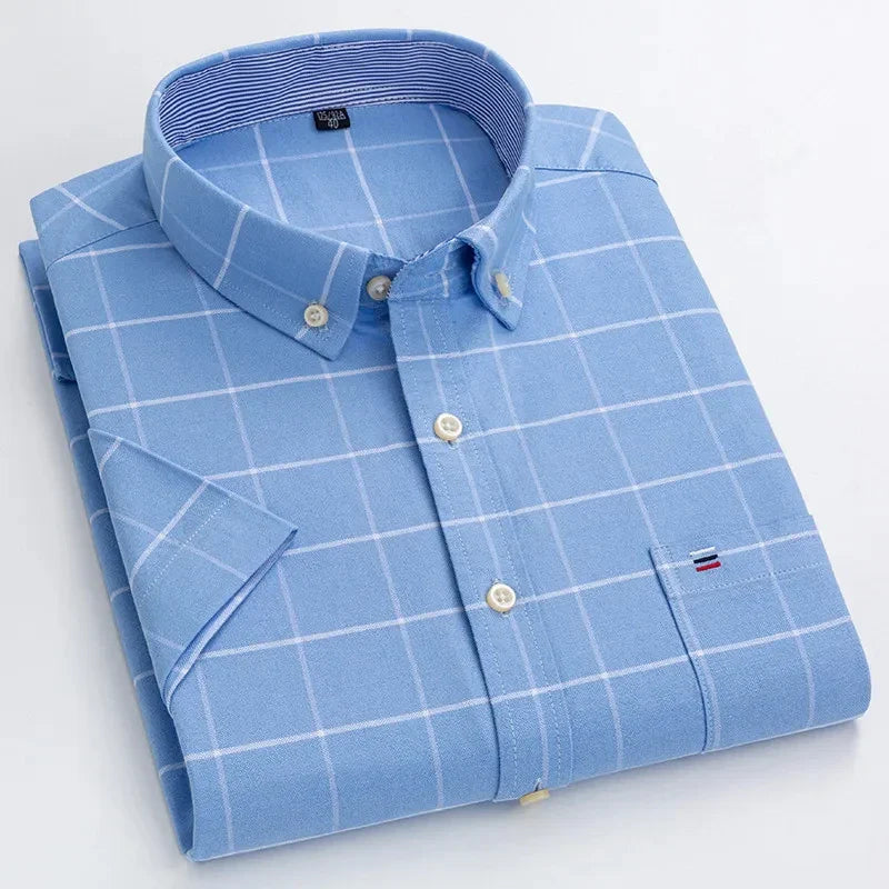 Givalli - Camisa elegante de algodón para hombre