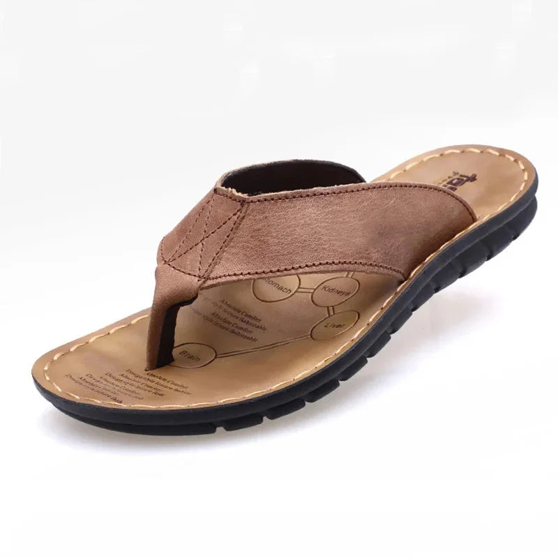 Sandalias de piel para hombre