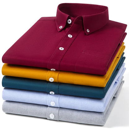 Givalli - Camisa Oxford de algodón