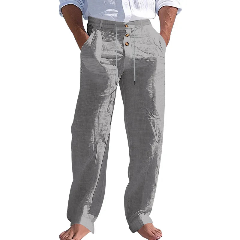 Pantalones de verano de lino