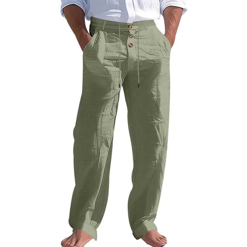Pantalones de verano de lino