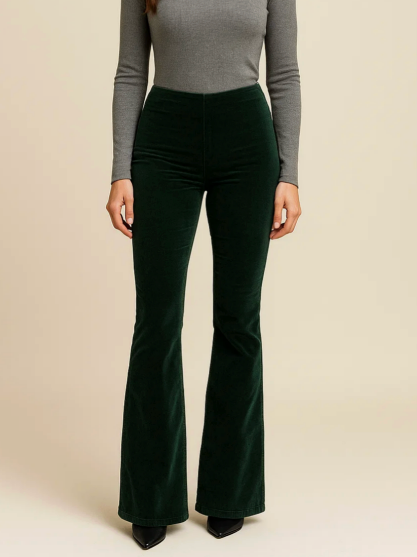 Brava Chloé – Pantalones Flare de Pana