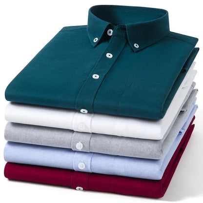 Givalli - Camisa Oxford de algodón