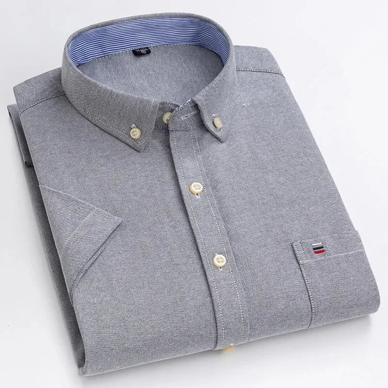 Givalli - Camisa elegante de algodón para hombre