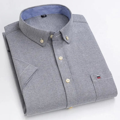 Givalli - Camisa elegante de algodón para hombre