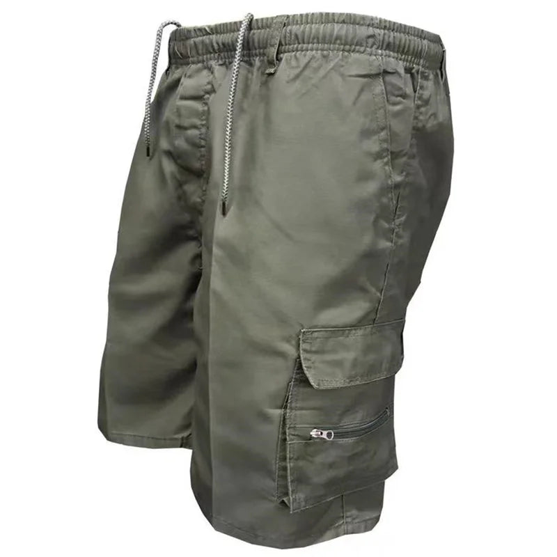 Pantalones cortos tipo cargo para hombre