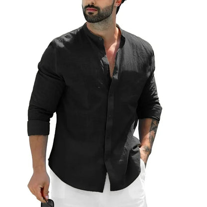 Camisa casual de lino