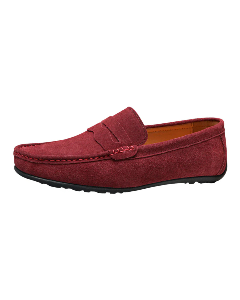Mocasines retro de ante para hombre