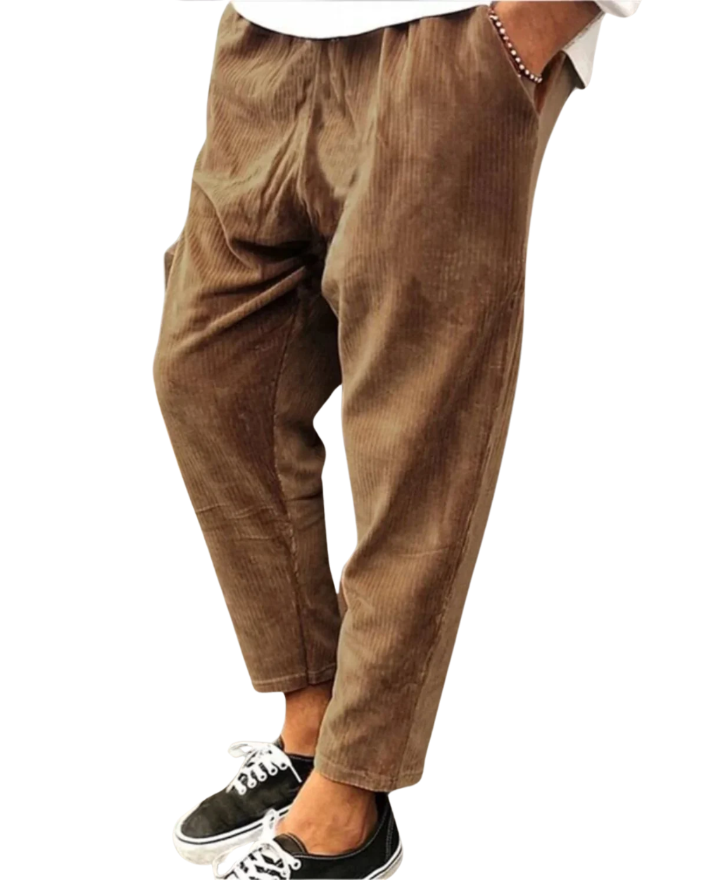 Elegantes pantalones de pana