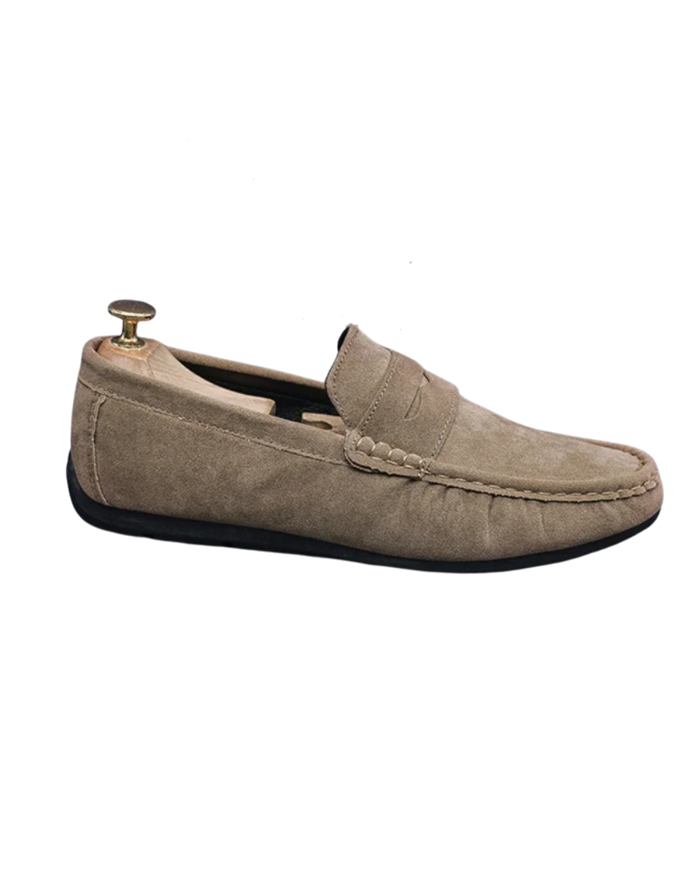 Mocasines ligeros de ante para hombre