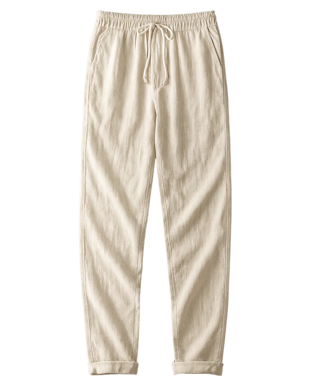 Elegantes pantalones de lino