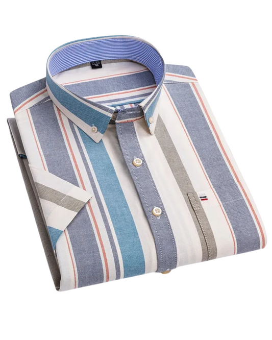 Givalli - Camisa elegante de algodón para hombre