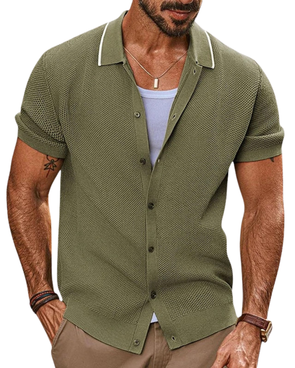 Camisa de punto Napels