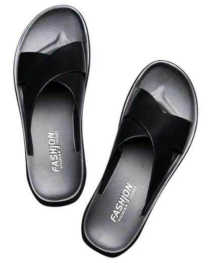 Elegantes sandalias de piel