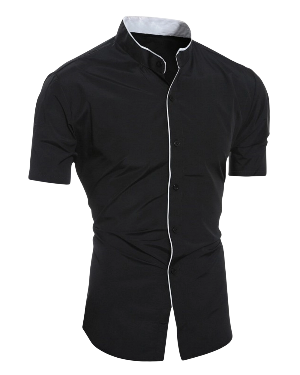 Camisa de algodón de manga corta