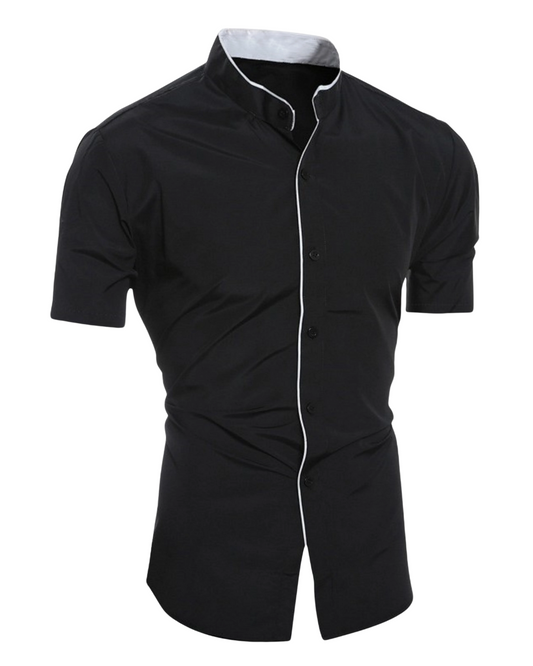 Camisa de algodón de manga corta