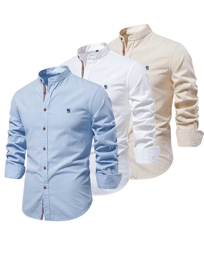 Elegante camisa de lino