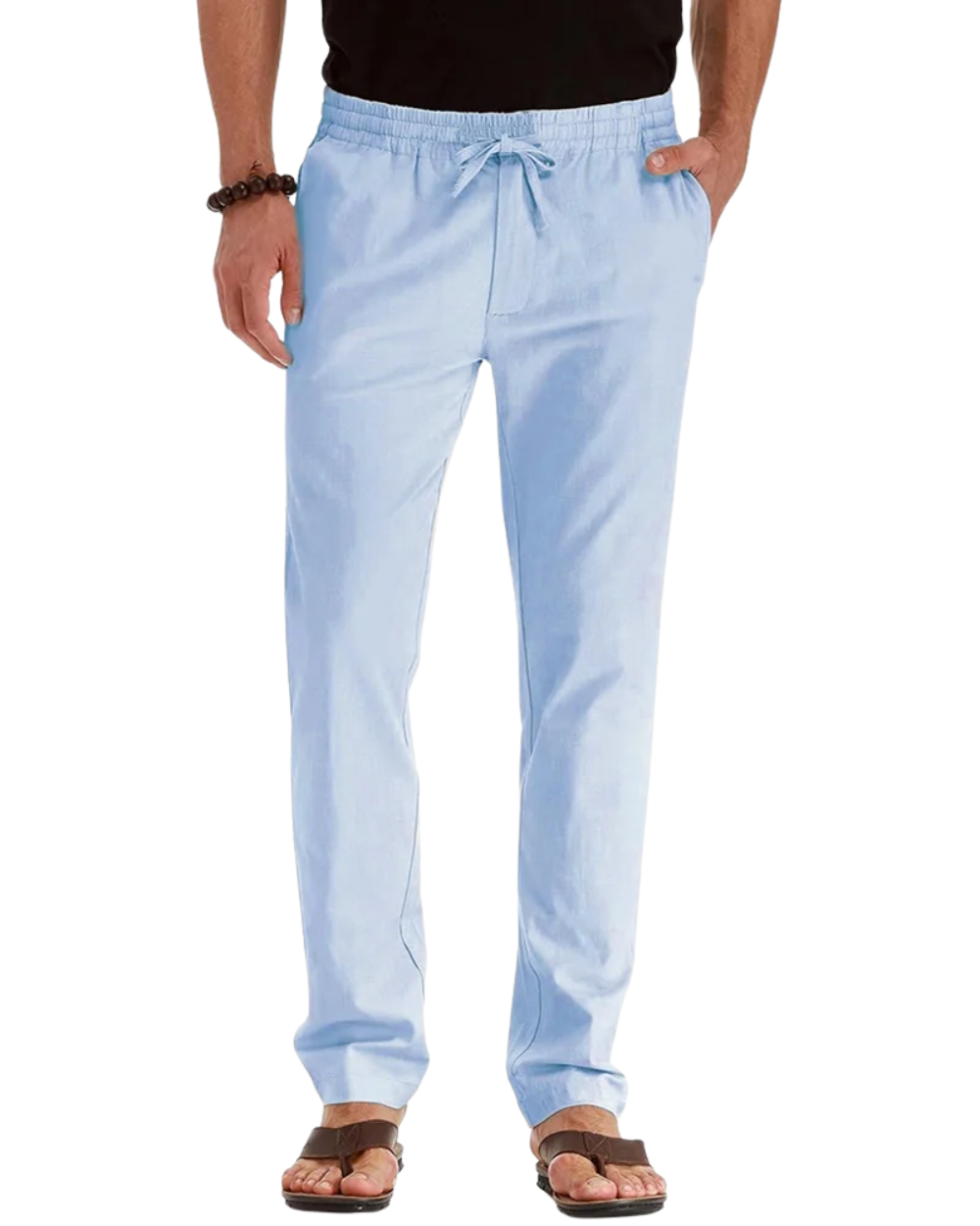 Pantalones de algodón y lino