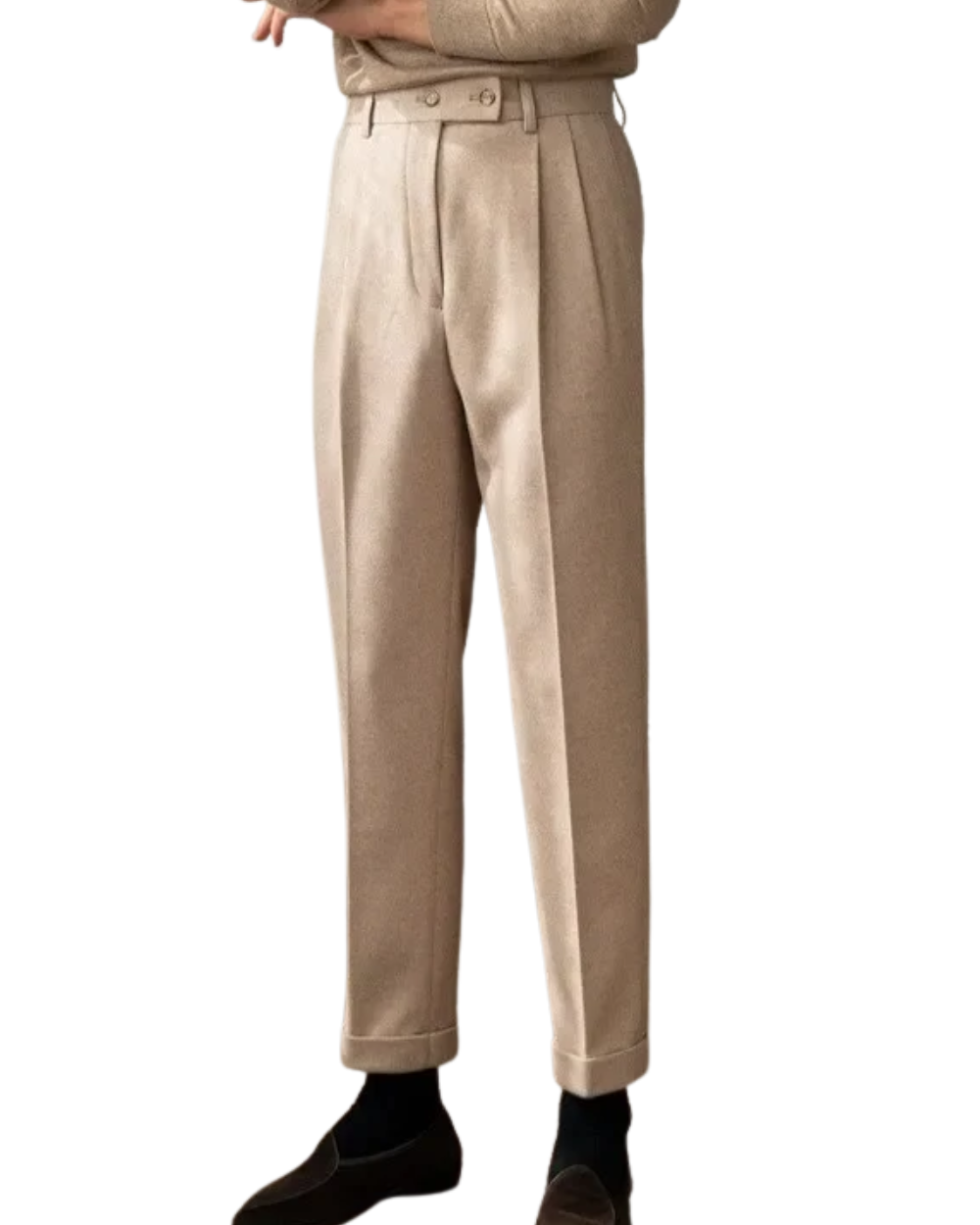 Pantalones de cintura alta