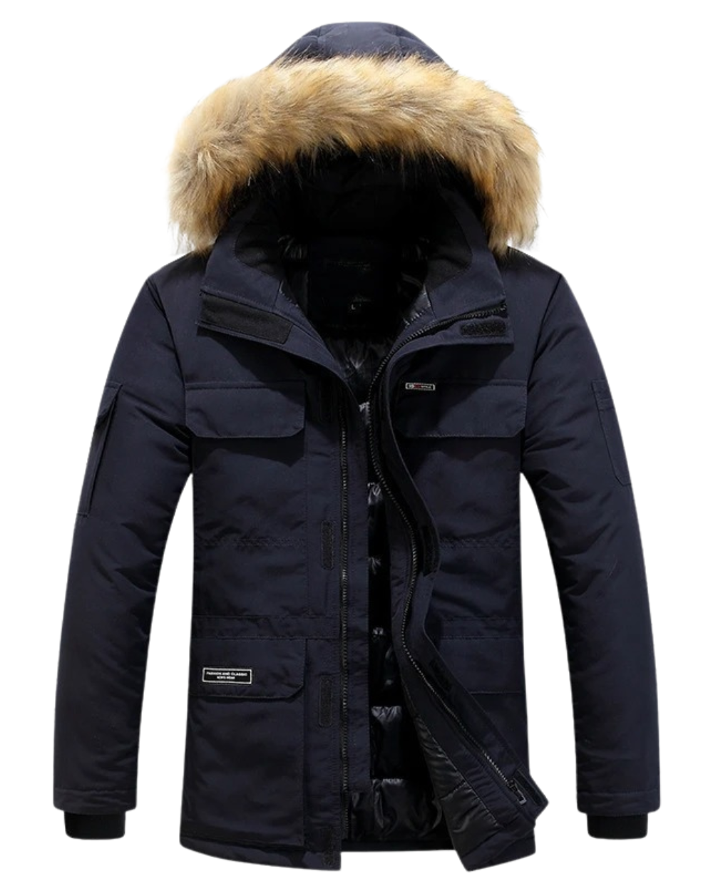Elegante chaqueta de invierno para hombre