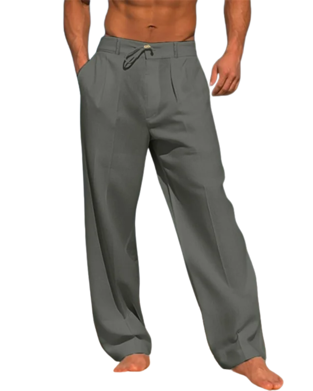 Elegantes pantalones de algodón