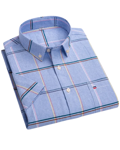 Givalli - Camisa elegante de algodón para hombre