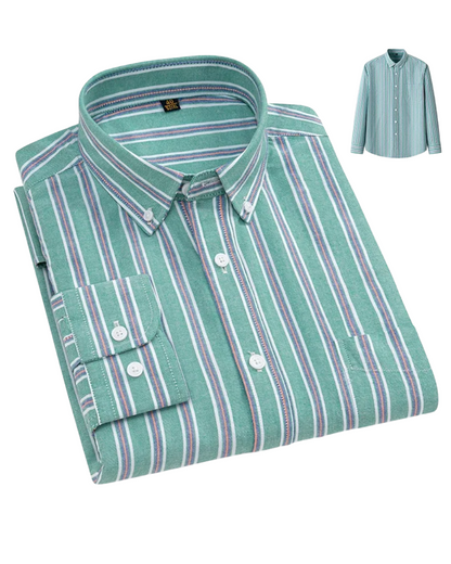 Givalli - Camisa Oxford de algodón