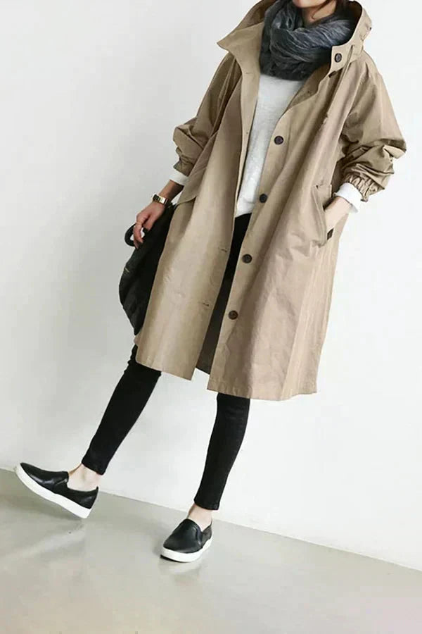 Dorothee™ | Trench Coat Elegante e Impermeable