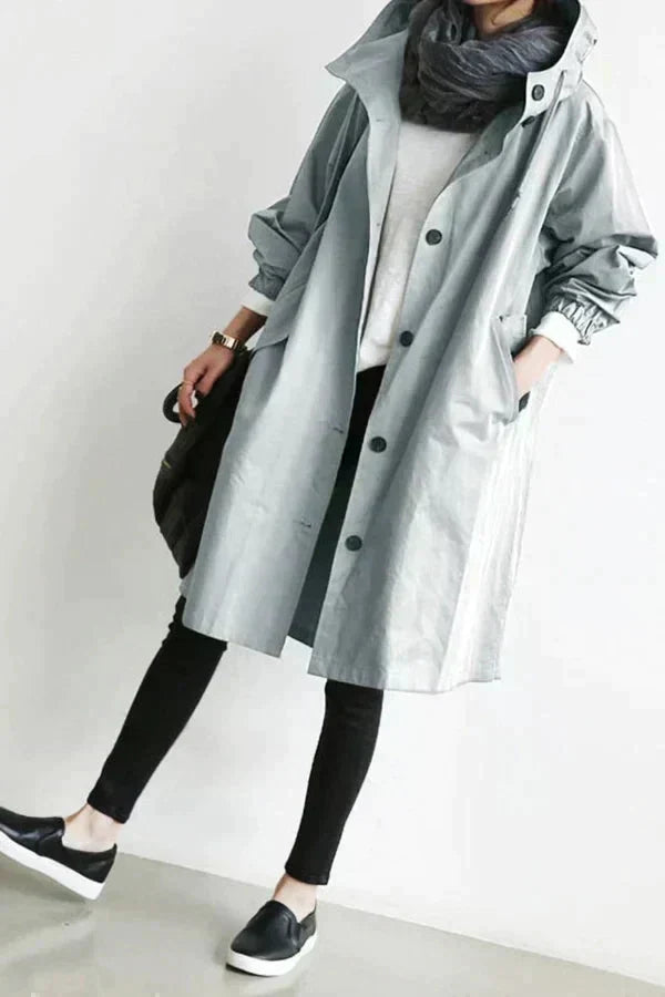Dorothee™ | Trench Coat Elegante e Impermeable